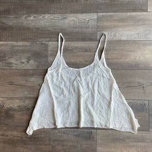 Women's White brandy melville tank Top